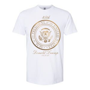 Donald Trump Gold Seal - 45th President Softstyle CVC T-Shirt