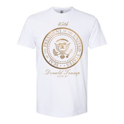 Donald Trump Gold Seal - 45th President Softstyle® CVC T-Shirt