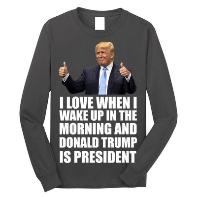 Donald Trump Is My President Long Sleeve Shirt