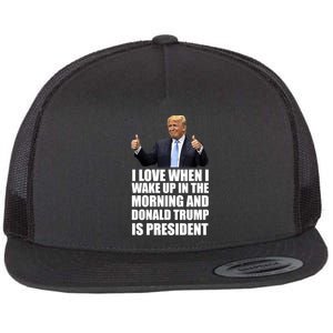 Donald Trump Is My President Flat Bill Trucker Hat