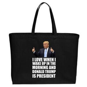 Donald Trump Is My President Cotton Canvas Jumbo Tote