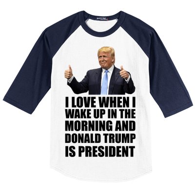 Donald Trump Is My President Baseball Sleeve Shirt