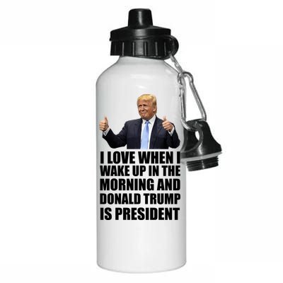 Donald Trump Is My President Aluminum Water Bottle