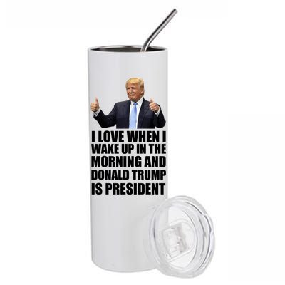 Donald Trump Is My President Stainless Steel Tumbler