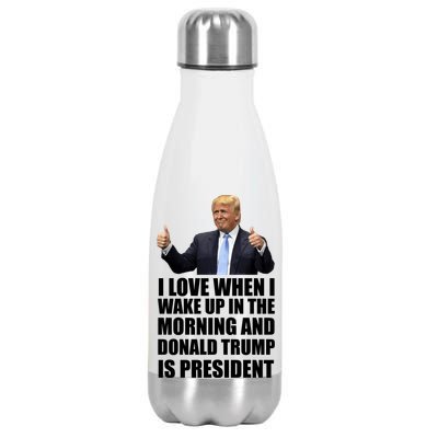 Donald Trump Is My President Stainless Steel Insulated Water Bottle