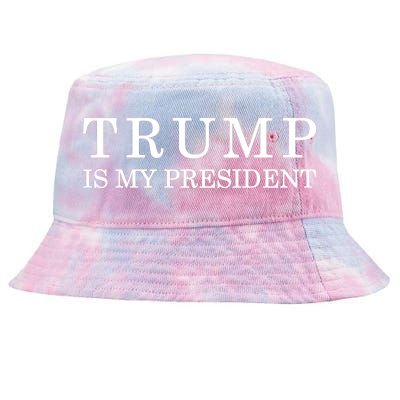 Donald Trump Is My President 45th POTUS Tie-Dyed Bucket Hat