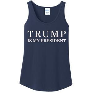 Donald Trump Is My President 45th POTUS Ladies Essential Tank