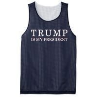 Donald Trump Is My President 45th POTUS Mesh Reversible Basketball Jersey Tank