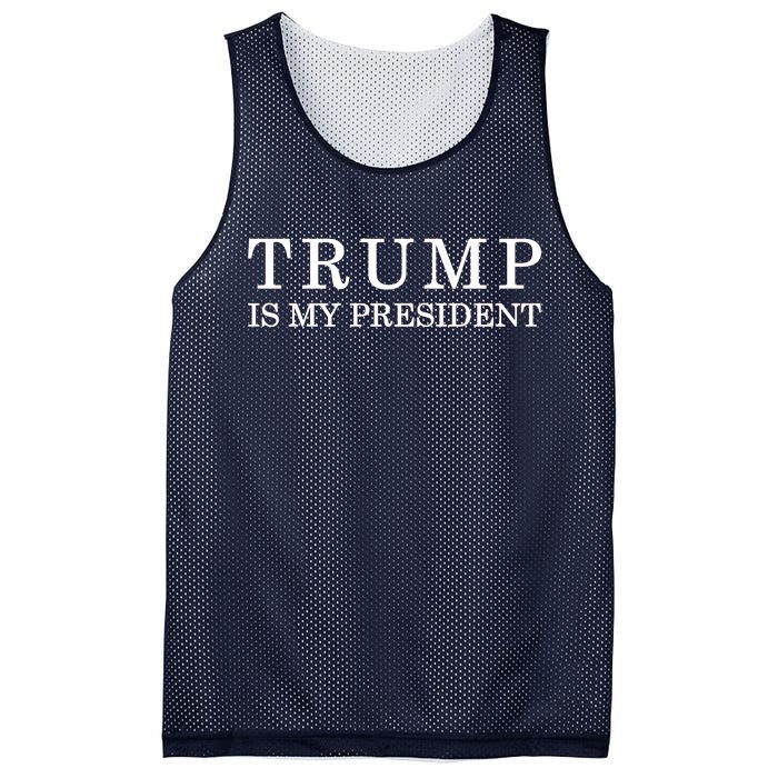 Donald Trump Is My President 45th POTUS Mesh Reversible Basketball Jersey Tank