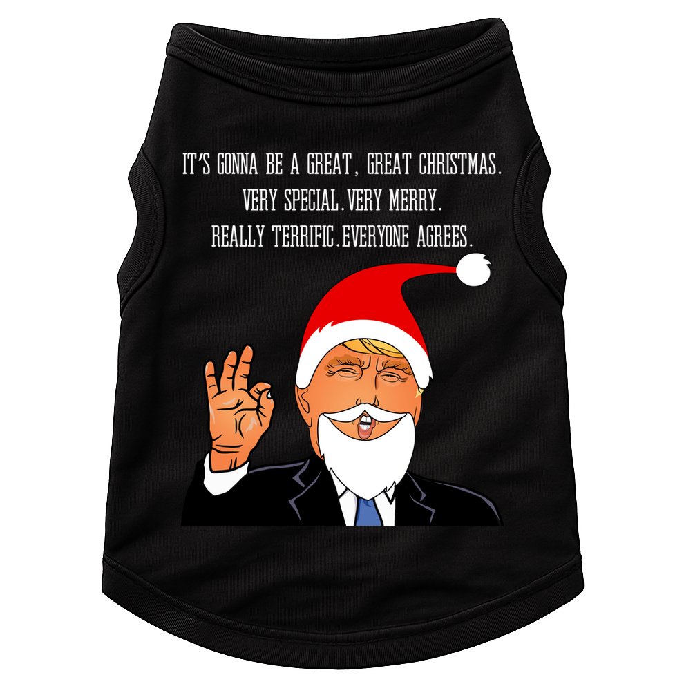Donald Trump It's Gonna Be A Great Christmas Doggie Tank
