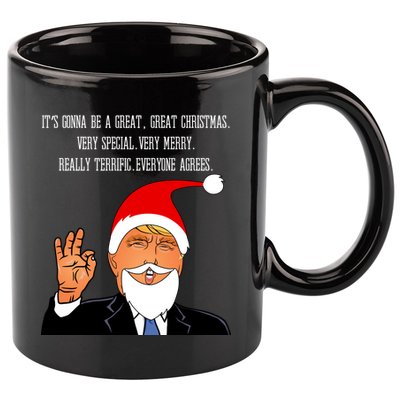 Donald Trump It's Gonna Be A Great Christmas 11oz C Handle Ceramic Mug