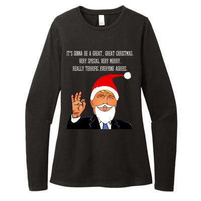 Donald Trump It's Gonna Be A Great Christmas Womens CVC Long Sleeve Shirt