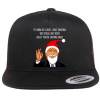 Donald Trump It's Gonna Be A Great Christmas Flat Bill Trucker Hat