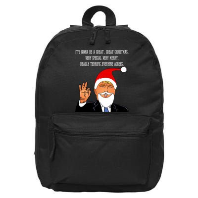 Donald Trump It's Gonna Be A Great Christmas 16 in Basic Backpack