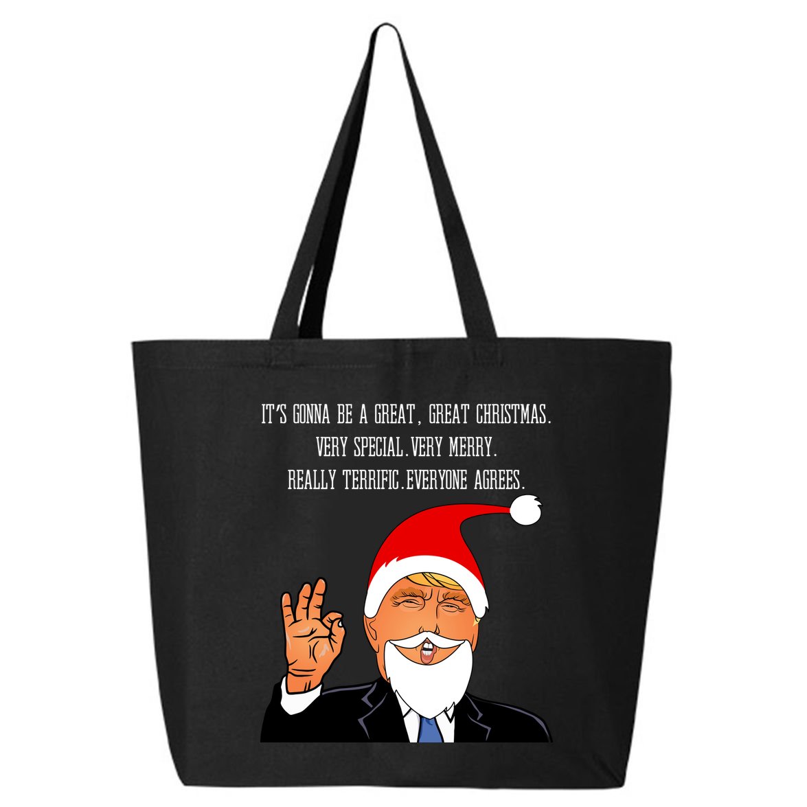 Donald Trump It's Gonna Be A Great Christmas 25L Jumbo Tote