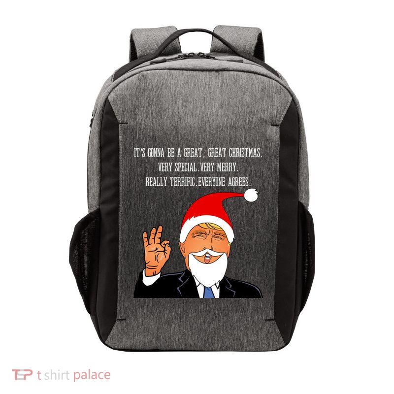 Donald Trump It's Gonna Be A Great Christmas Vector Backpack