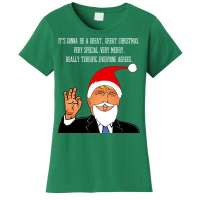 Donald Trump It's Gonna Be A Great Christmas Women's T-Shirt