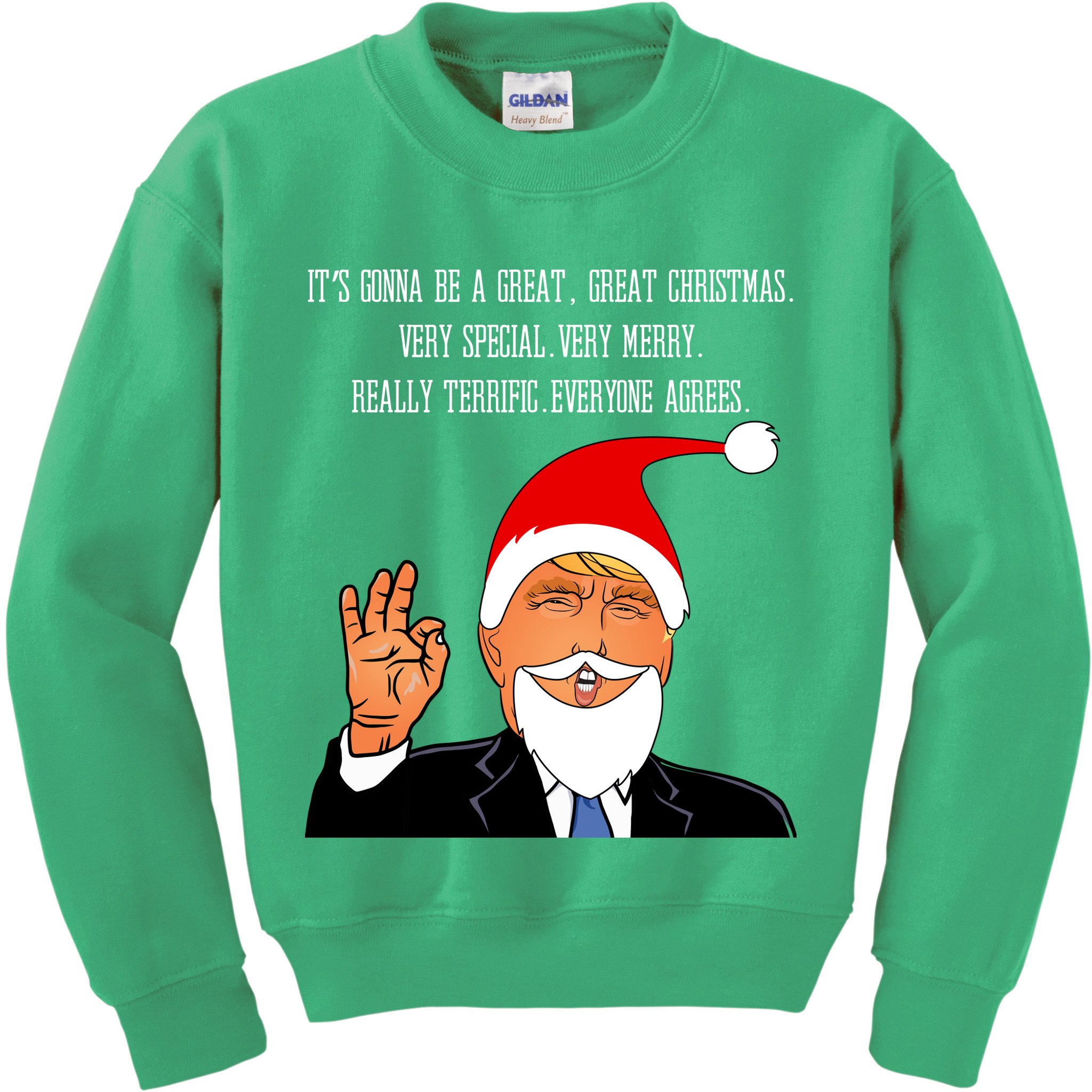 Donald Trump It's Gonna Be A Great Christmas Kids Sweatshirt