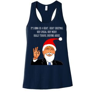 Donald Trump It's Gonna Be A Great Christmas Women's Racerback Tank