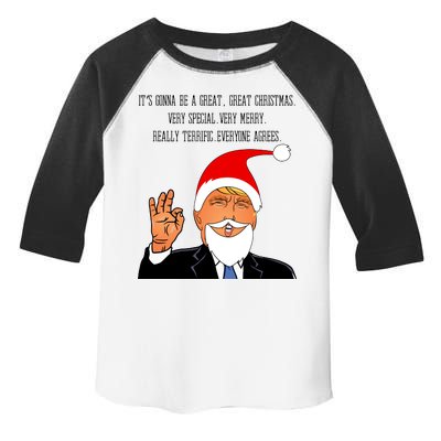 Donald Trump It's Gonna Be A Great Christmas Toddler Fine Jersey T-Shirt