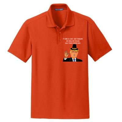 Donald Trump It's Gonna Be A Great Thanksgiving Dry Zone Grid Polo