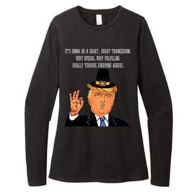 Donald Trump It's Gonna Be A Great Thanksgiving Womens CVC Long Sleeve Shirt