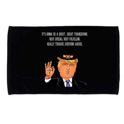 Donald Trump It's Gonna Be A Great Thanksgiving Microfiber Hand Towel