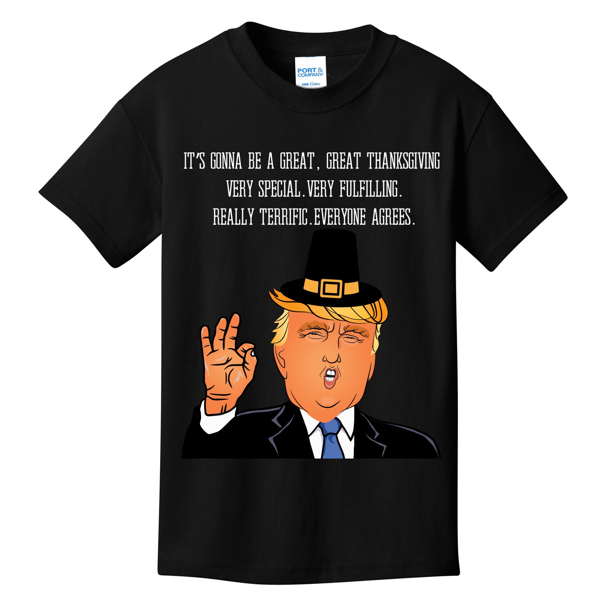 Donald Trump It's Gonna Be A Great Thanksgiving Kids T-Shirt