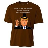 Donald Trump It's Gonna Be A Great Thanksgiving Cooling Performance Crew T-Shirt