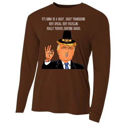 Donald Trump It's Gonna Be A Great Thanksgiving Cooling Performance Long Sleeve Crew