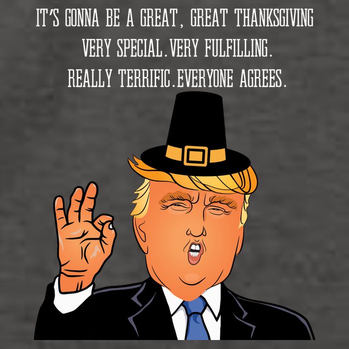 Donald Trump It's Gonna Be A Great Thanksgiving Vector Backpack