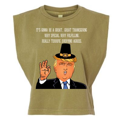 Donald Trump It's Gonna Be A Great Thanksgiving Garment-Dyed Women's Muscle Tee