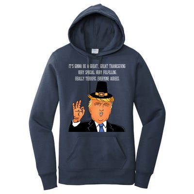 Donald Trump It's Gonna Be A Great Thanksgiving Women's Pullover Hoodie