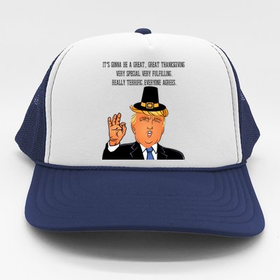 Donald Trump It's Gonna Be A Great Thanksgiving Trucker Hat