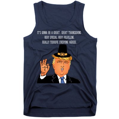 Donald Trump It's Gonna Be A Great Thanksgiving Tank Top