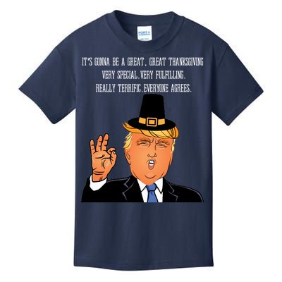 Donald Trump It's Gonna Be A Great Thanksgiving Kids T-Shirt