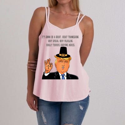 Donald Trump It's Gonna Be A Great Thanksgiving Women's Strappy Tank