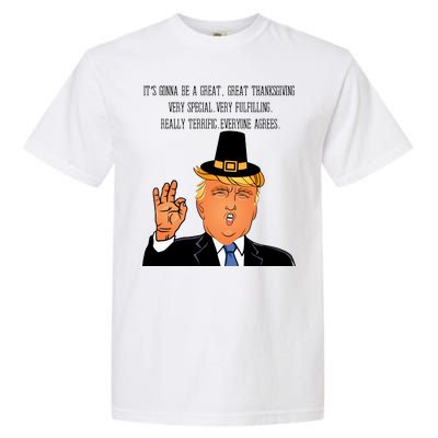 Donald Trump It's Gonna Be A Great Thanksgiving Garment-Dyed Heavyweight T-Shirt