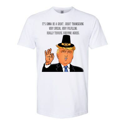 Donald Trump It's Gonna Be A Great Thanksgiving Softstyle CVC T-Shirt