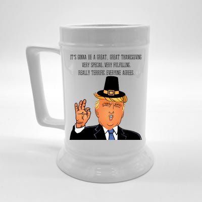 Donald Trump It's Gonna Be A Great Thanksgiving Beer Stein