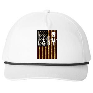 Donald Trump LGBT Liberity Guns Beer Trump USA Flag Snapback Five-Panel Rope Hat