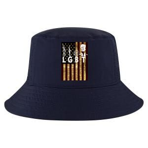 Donald Trump LGBT Liberity Guns Beer Trump USA Flag Cool Comfort Performance Bucket Hat