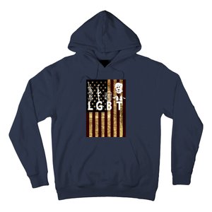 Donald Trump LGBT Liberity Guns Beer Trump USA Flag Hoodie