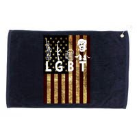 Donald Trump LGBT Liberity Guns Beer Trump USA Flag Grommeted Golf Towel