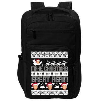 Donald Trump Make Christmas Great Again Ugly Christmas Impact Tech Backpack