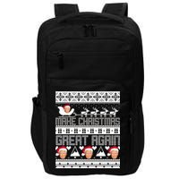 Donald Trump Make Christmas Great Again Ugly Christmas Impact Tech Backpack