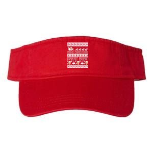 Donald Trump Make Christmas Great Again Ugly Christmas Valucap Bio-Washed Visor