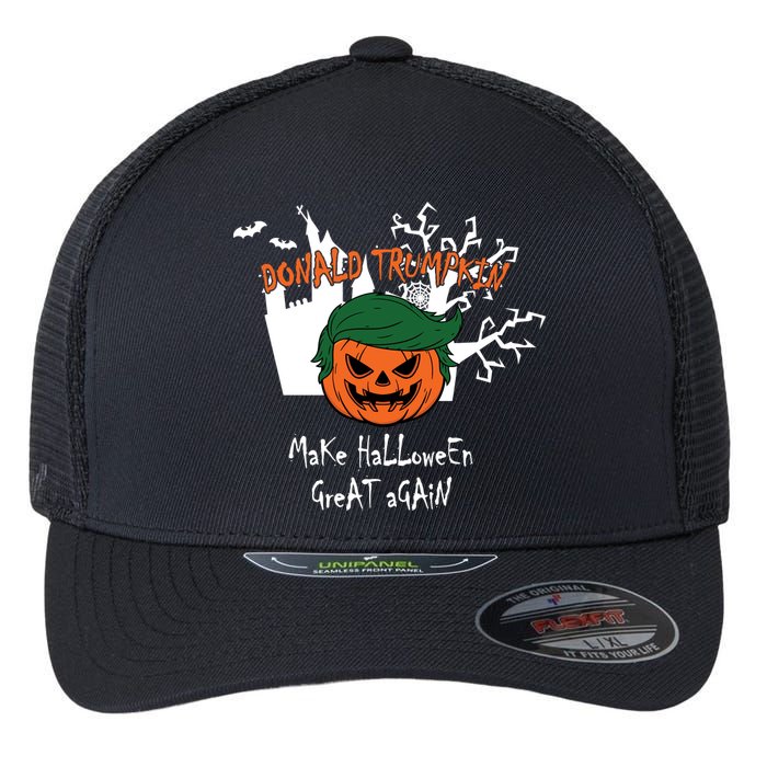 Donald Trump Make Halloween Great Again Flexfit Unipanel Trucker Cap