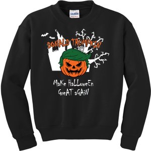 Donald Trump Make Halloween Great Again Kids Sweatshirt