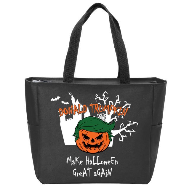 Donald Trump Make Halloween Great Again Zip Tote Bag